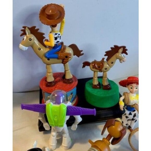 Disney Pixar Toy Story Character Figure Set Buzz Lightyear Woody Jessie Slinky H - Picture 9 of 16